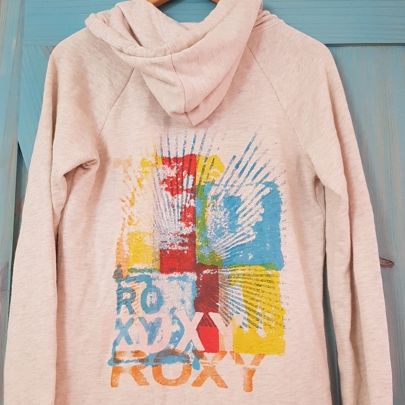Roxy light beach hoodie L - Picture 3 of 6